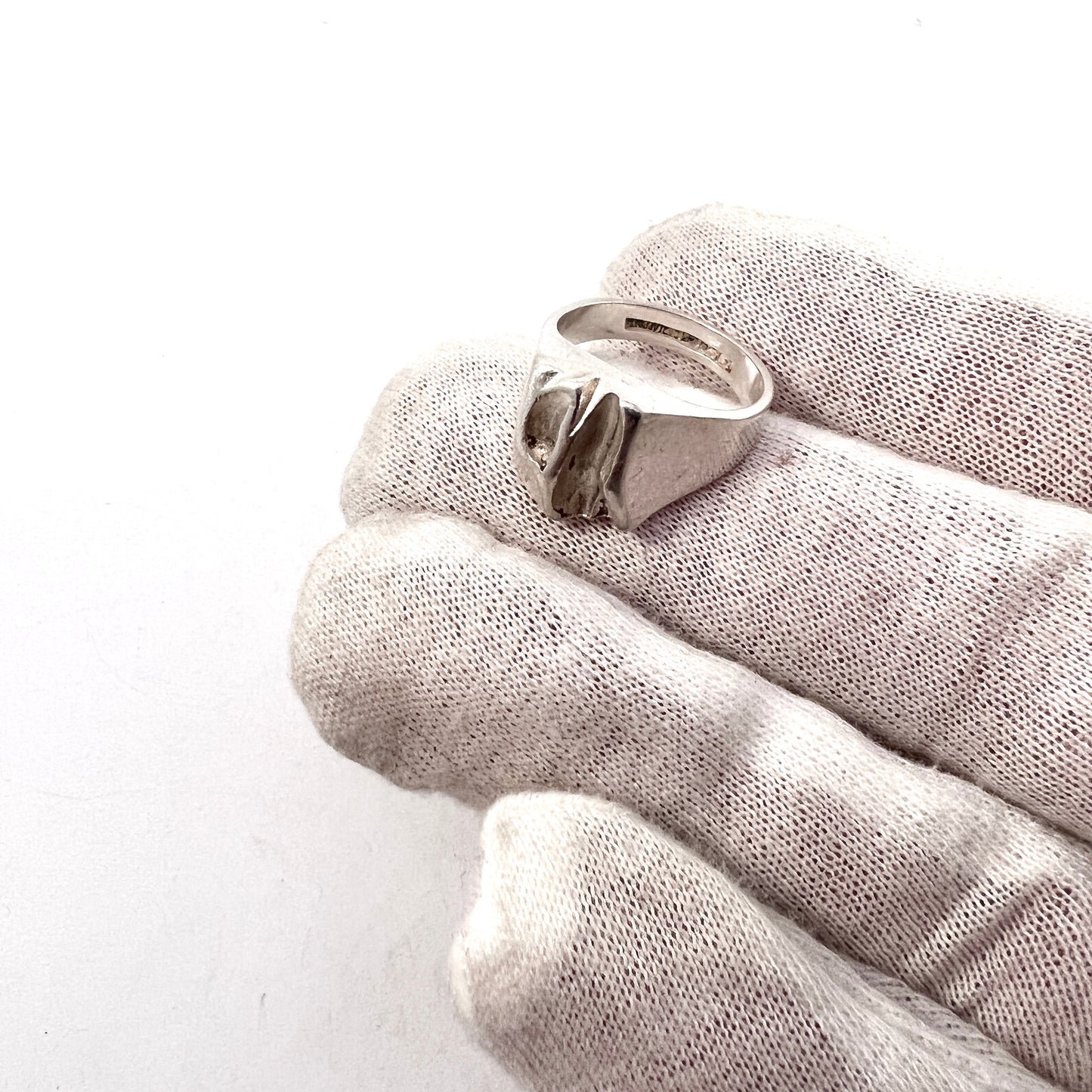 Bjorn Weckstrom for Lapponia, Finland 1994. Vintage Sterling Silver Ring.
