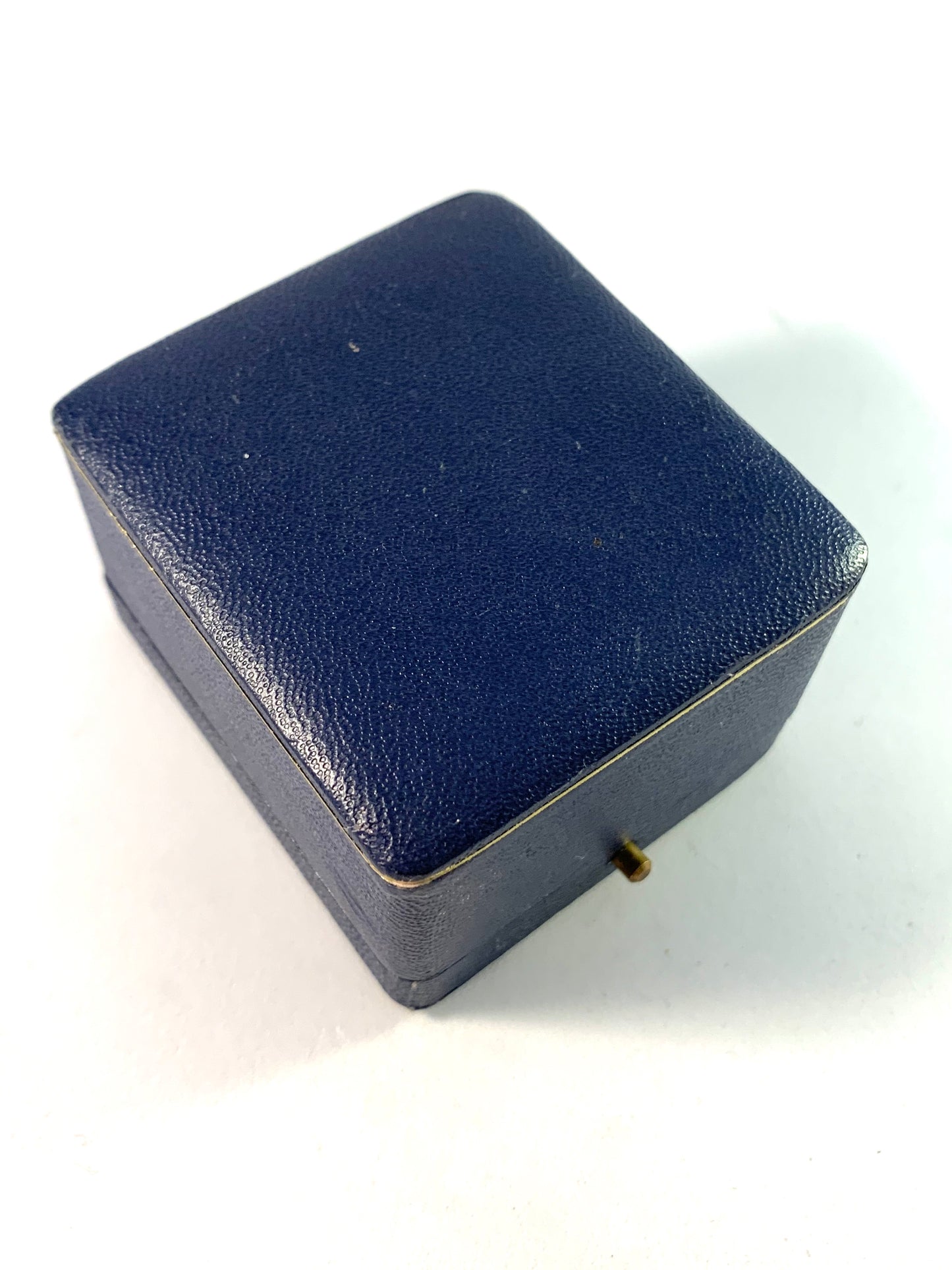 シグルド・パーソン、ストックホルム 1973 年 モダニスト スターリング リング。オリジナル ボックス。