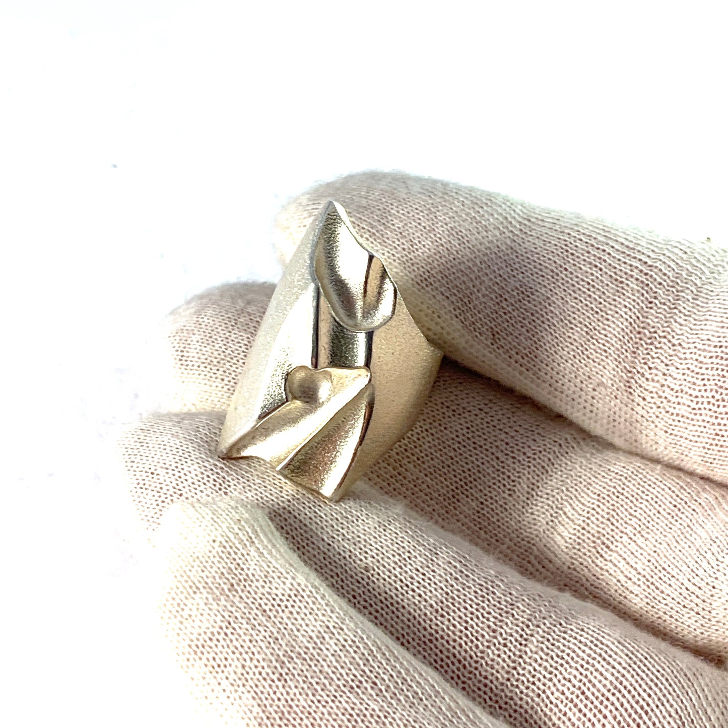 Björn Weckström for Lapponia, Finland 1994. Bold Vintage Sterling Silver Ring.