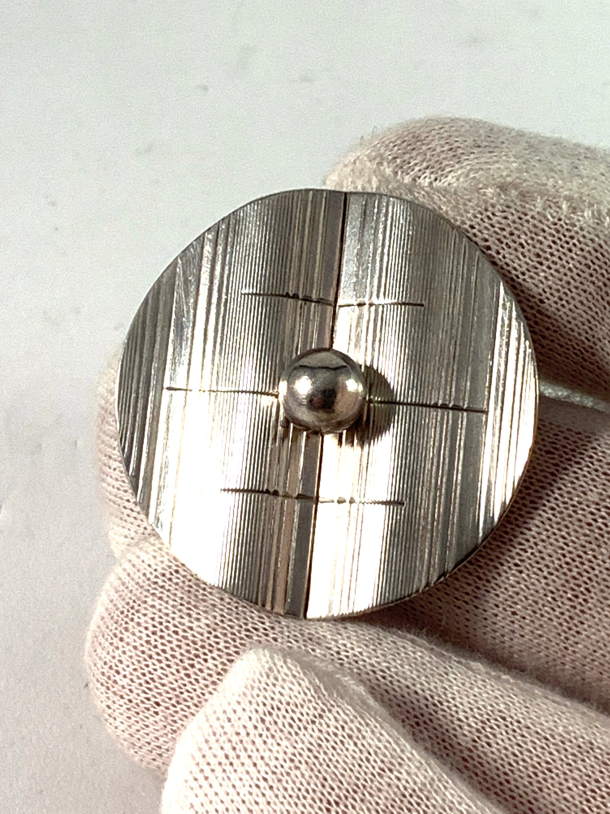 Austria 1935 Art Deco Sterling 935 Silver Brooch.