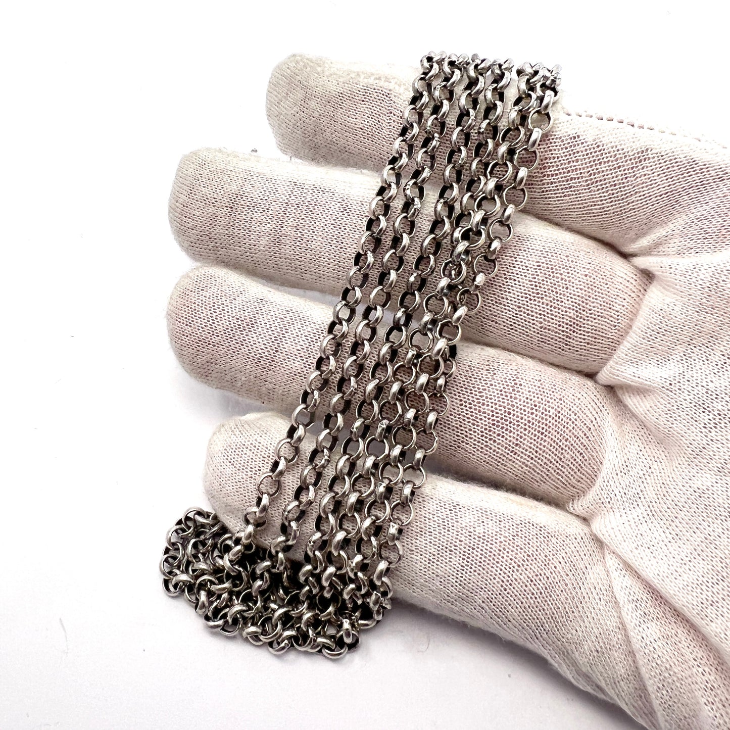 Kalevala Koru, Finland. Vintage Silver Plated Copper Bracelet. Design: Birds of Paradise