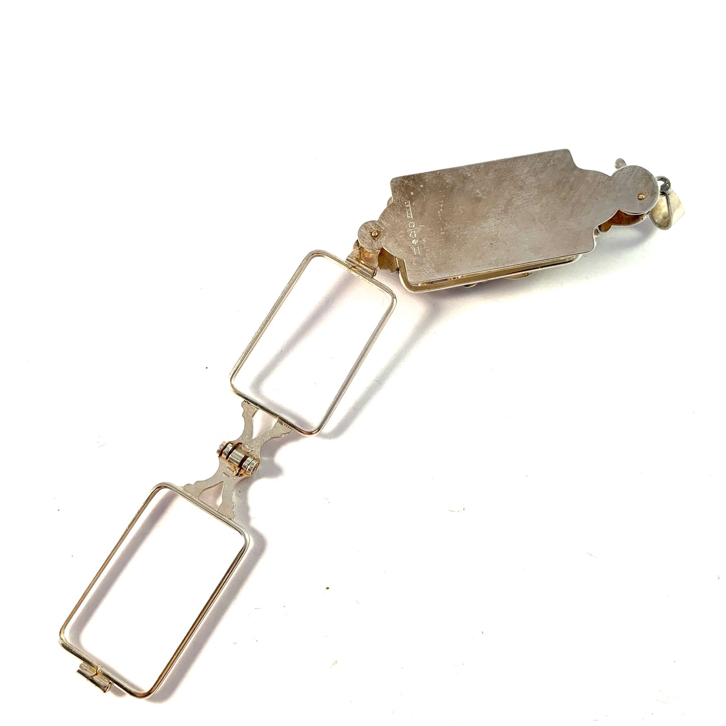 KE Carlson, Sweden 1931. Vintage Silver Lorgnette Pendant.