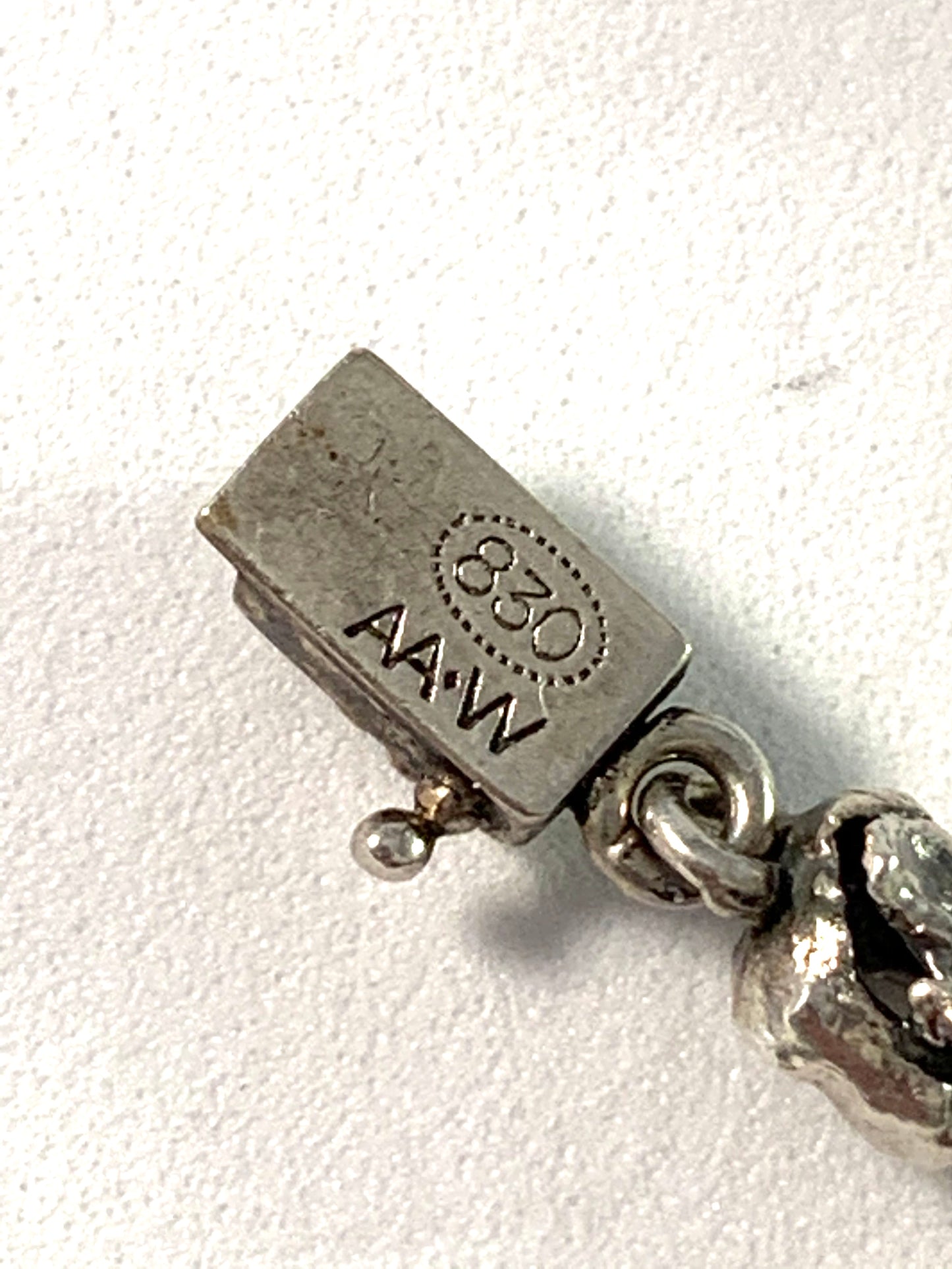 Aage Weimar, Copenhagen Mid Century Massive Silver Necklace.