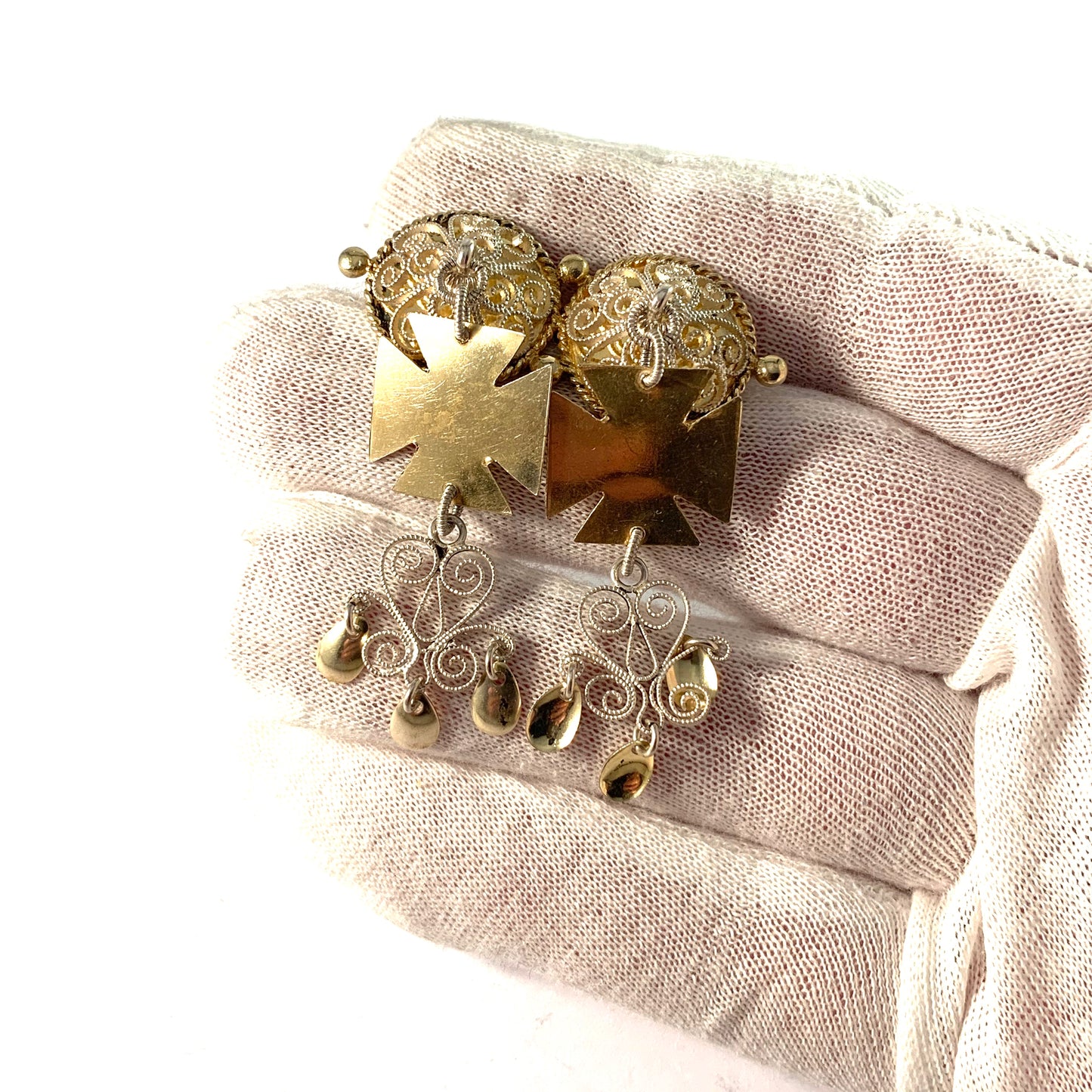 K.A.Rasmussen, Norway Early 1900s. Solid 830 Silver Traditional Brooch.