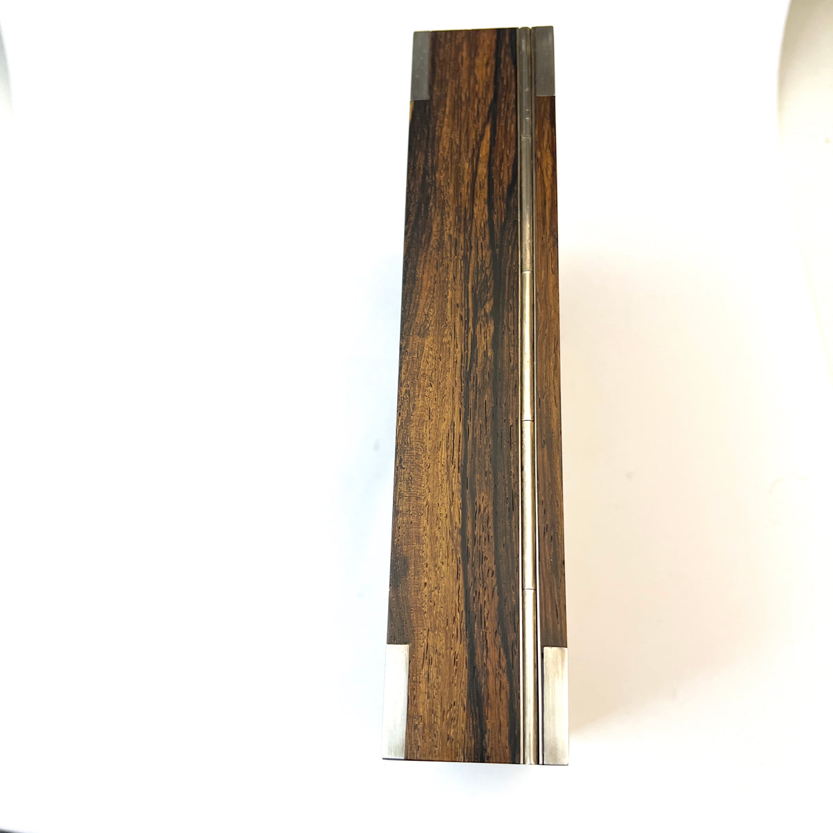 Hans Hansen, Denmark. Mid-century Silver Rosewood Table Box.