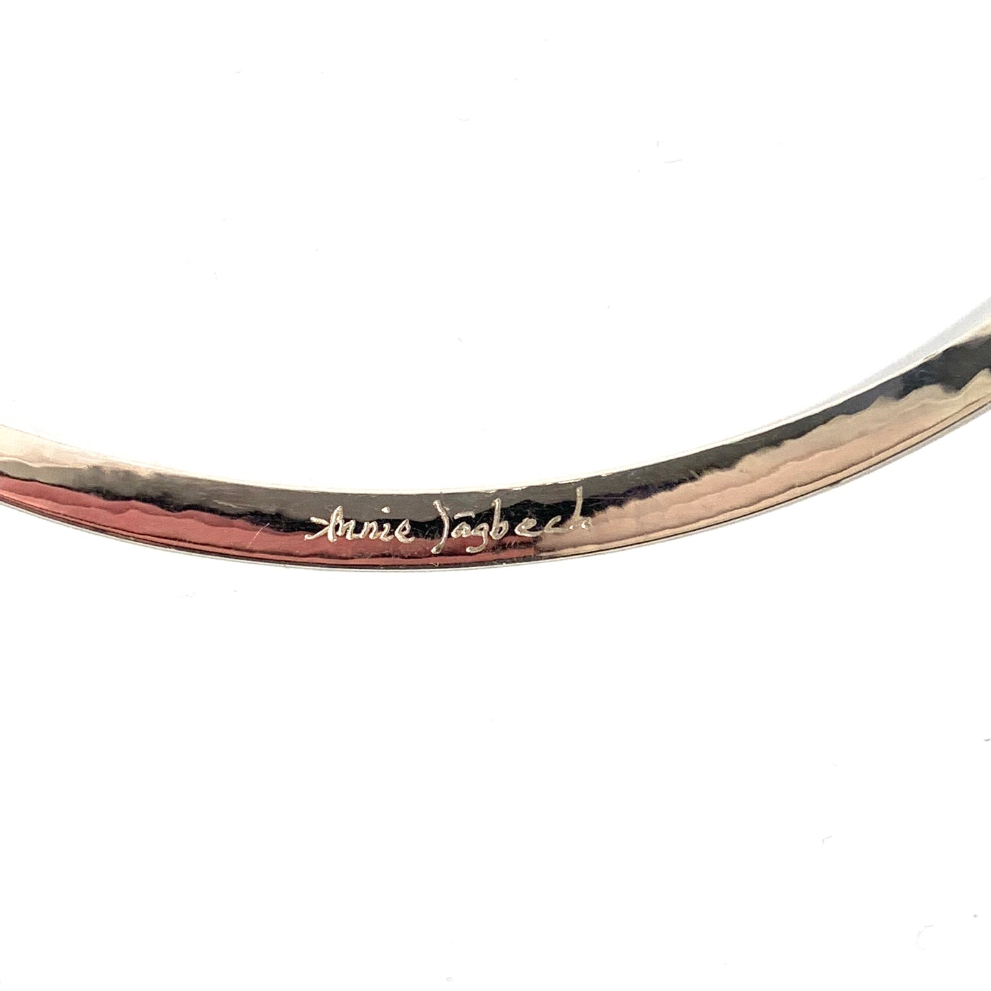 Annie Jagbeck, Sweden Vintage Sterling Silver Necklace. Signed.