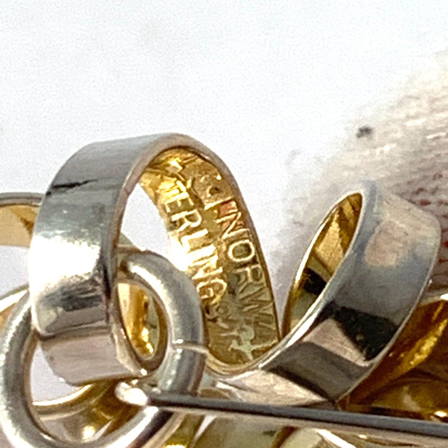 Anna Greta Eker, for PLUS Workshop Norway 1960s Sterling Silver Earrings. Design "Buzz"