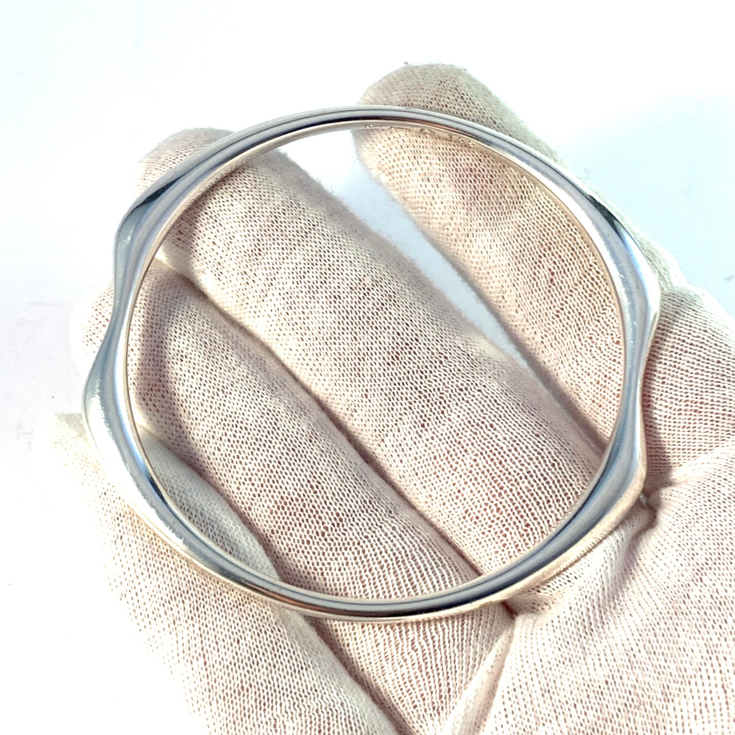 Nanna Ditzel for Georg Jensen Design 155 Vintage Sterling Bangle.