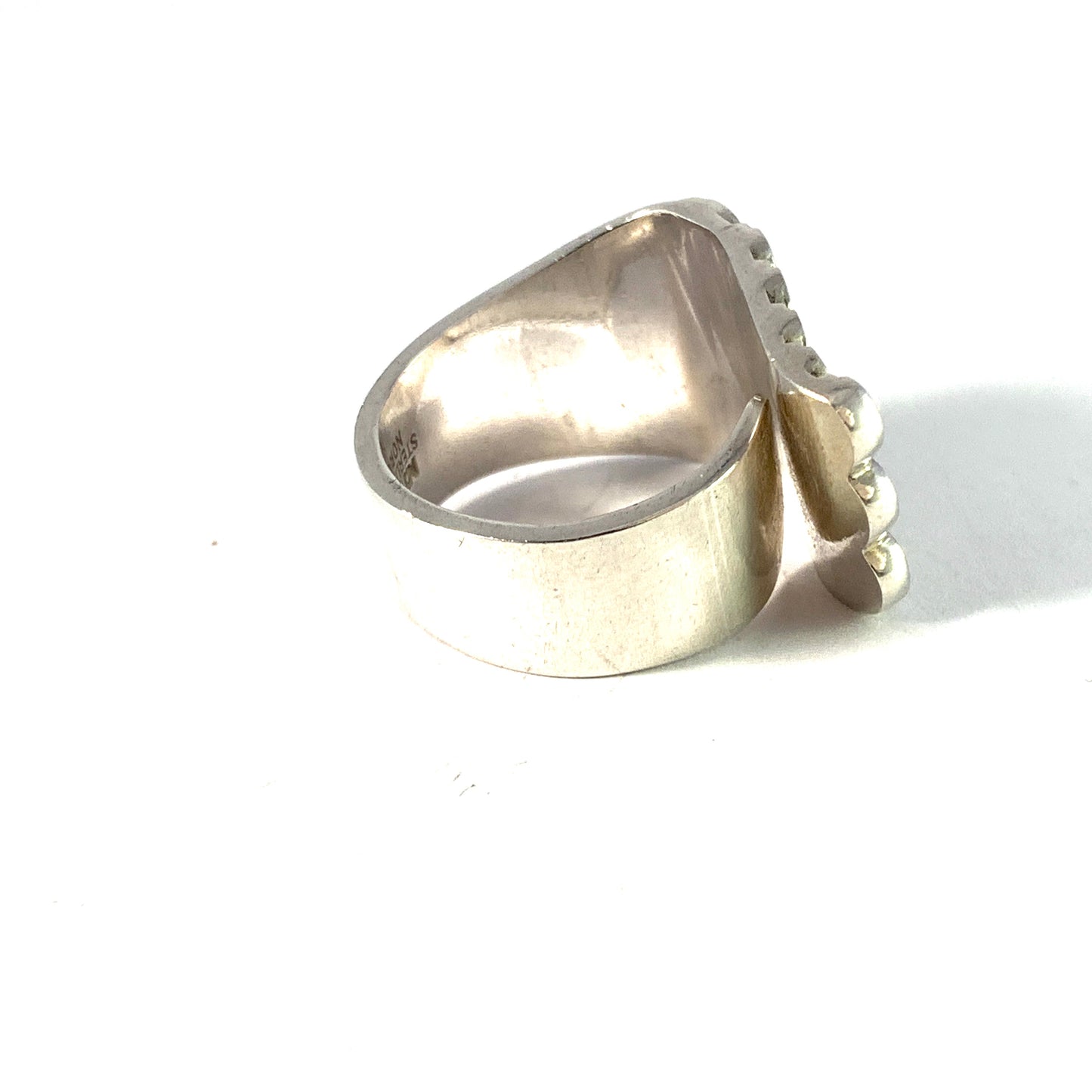 Anna Greta Eker, for PLUS Workshop Norway 1960s Sterling Silver Ring.