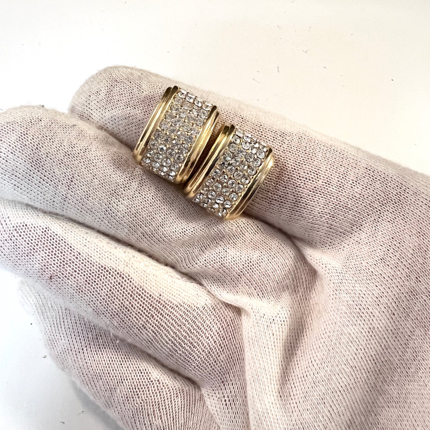 Christian Dior. Vintage Costume Jewelry Pair of Earrings.