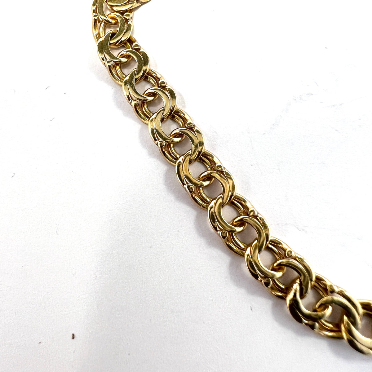 Atelje Nygren & Hansson, Sweden 1962. Vintage 18k Gold Bismarck Bracelet. 11.1gram