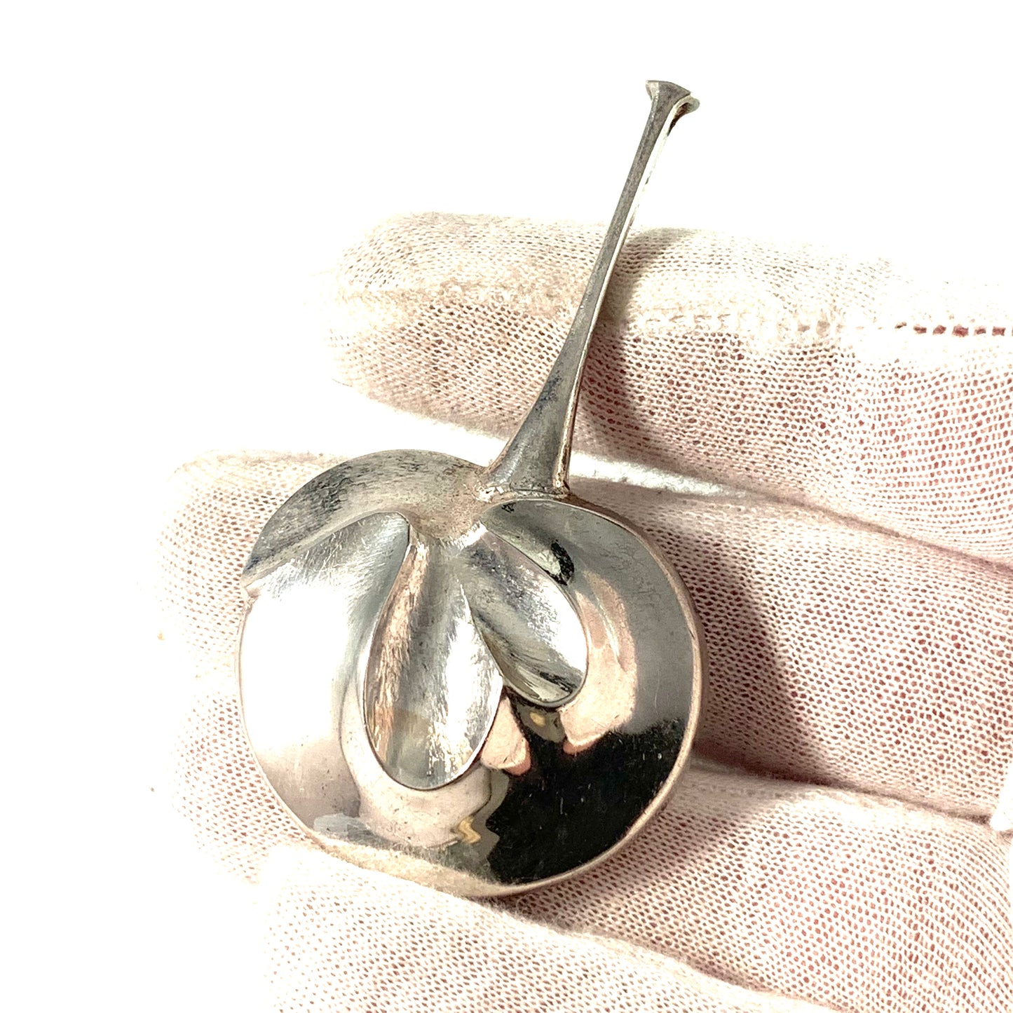 Matti Hyvärinen, Finland 1973 Sterling Silver Two Sided Pendant.