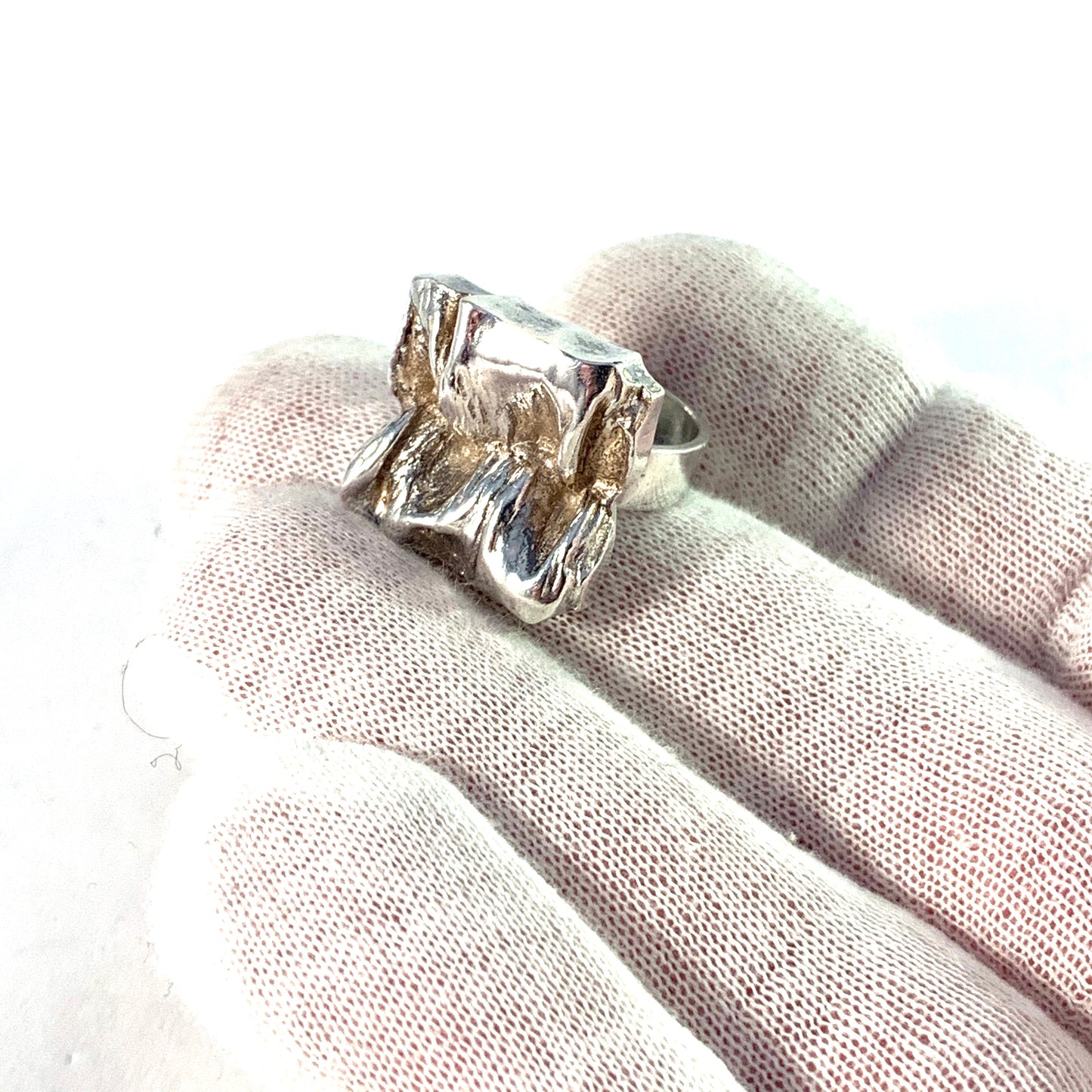 マッティ J ヒヴァリネン、フィンランド 1972 スターリング シルバー リング