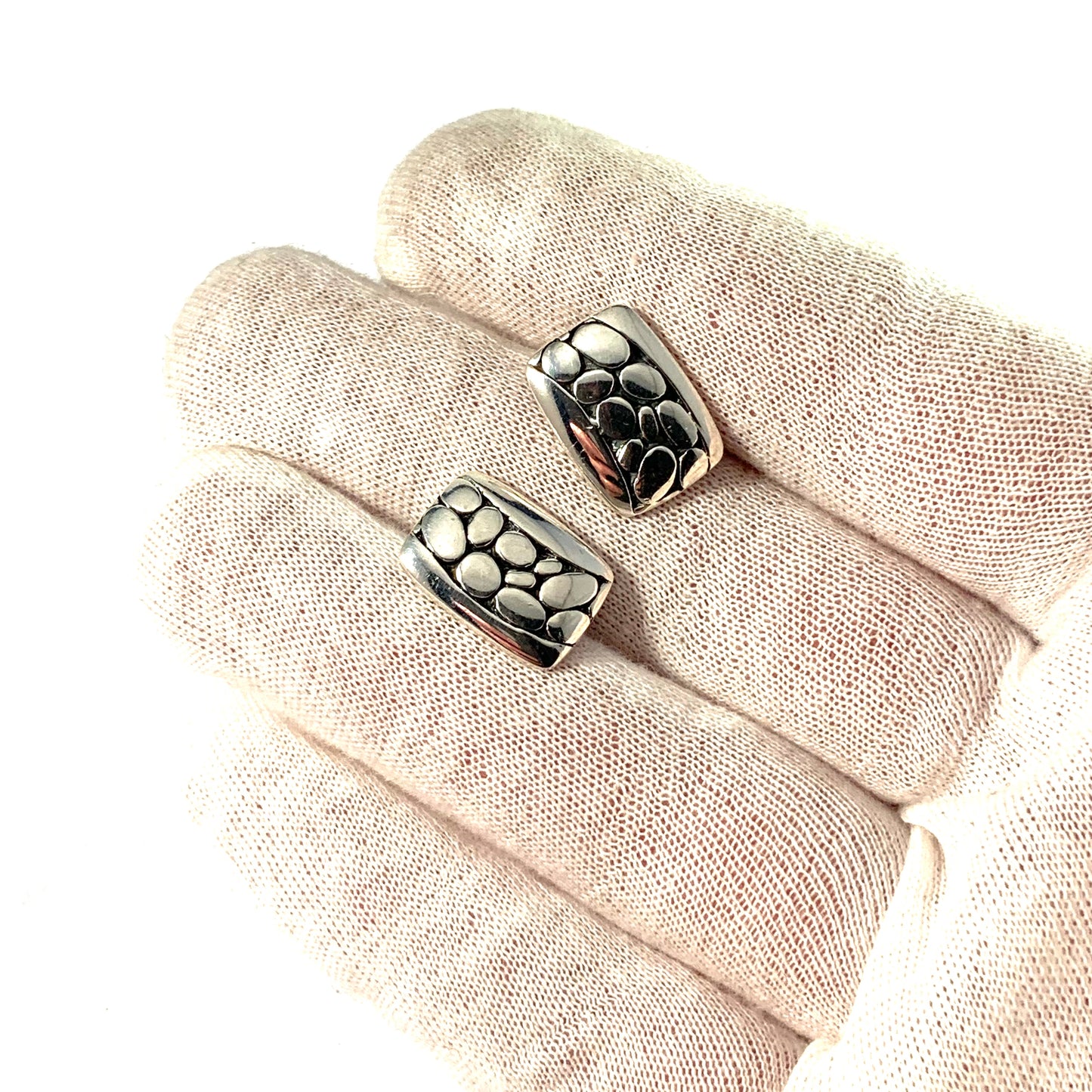 KM-a, Finland Vintage Sterling Silver Stud Earrings