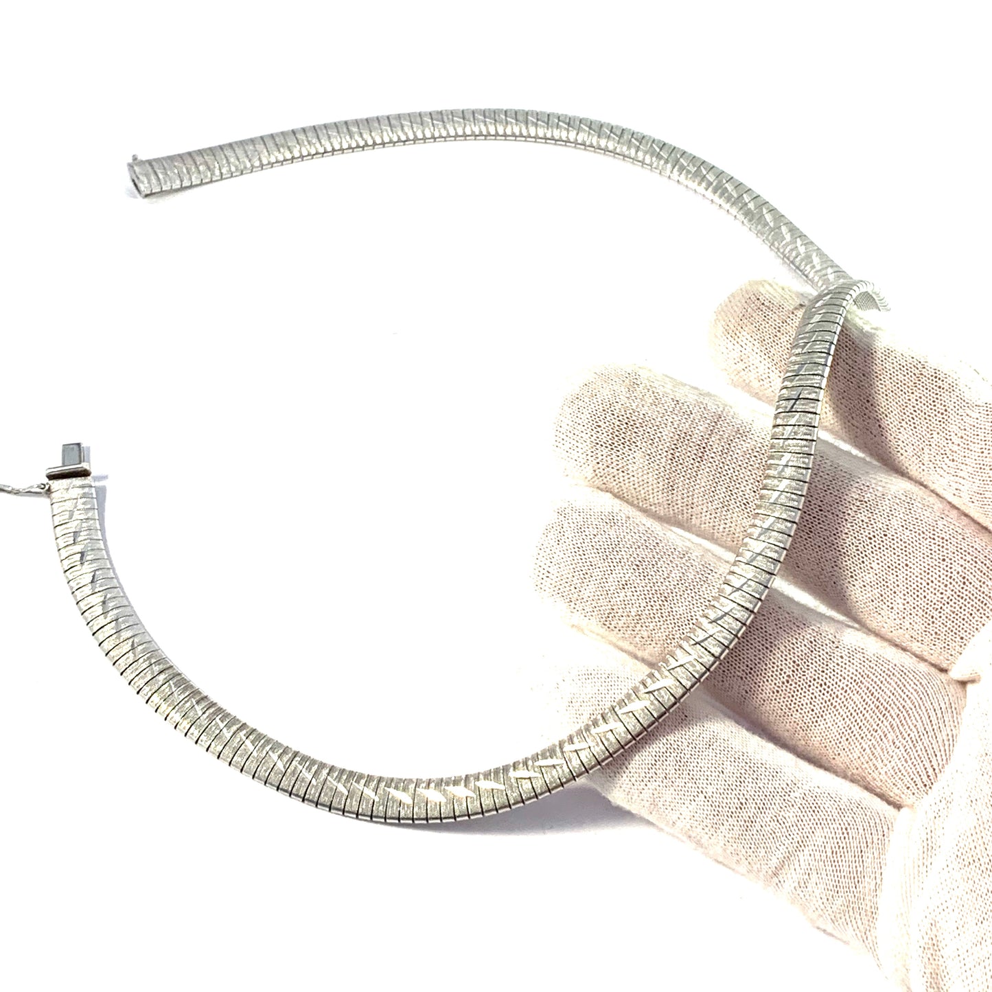 Germany Vintage Solid 835 Silver Necklace. 1.37oz / 42.7gram