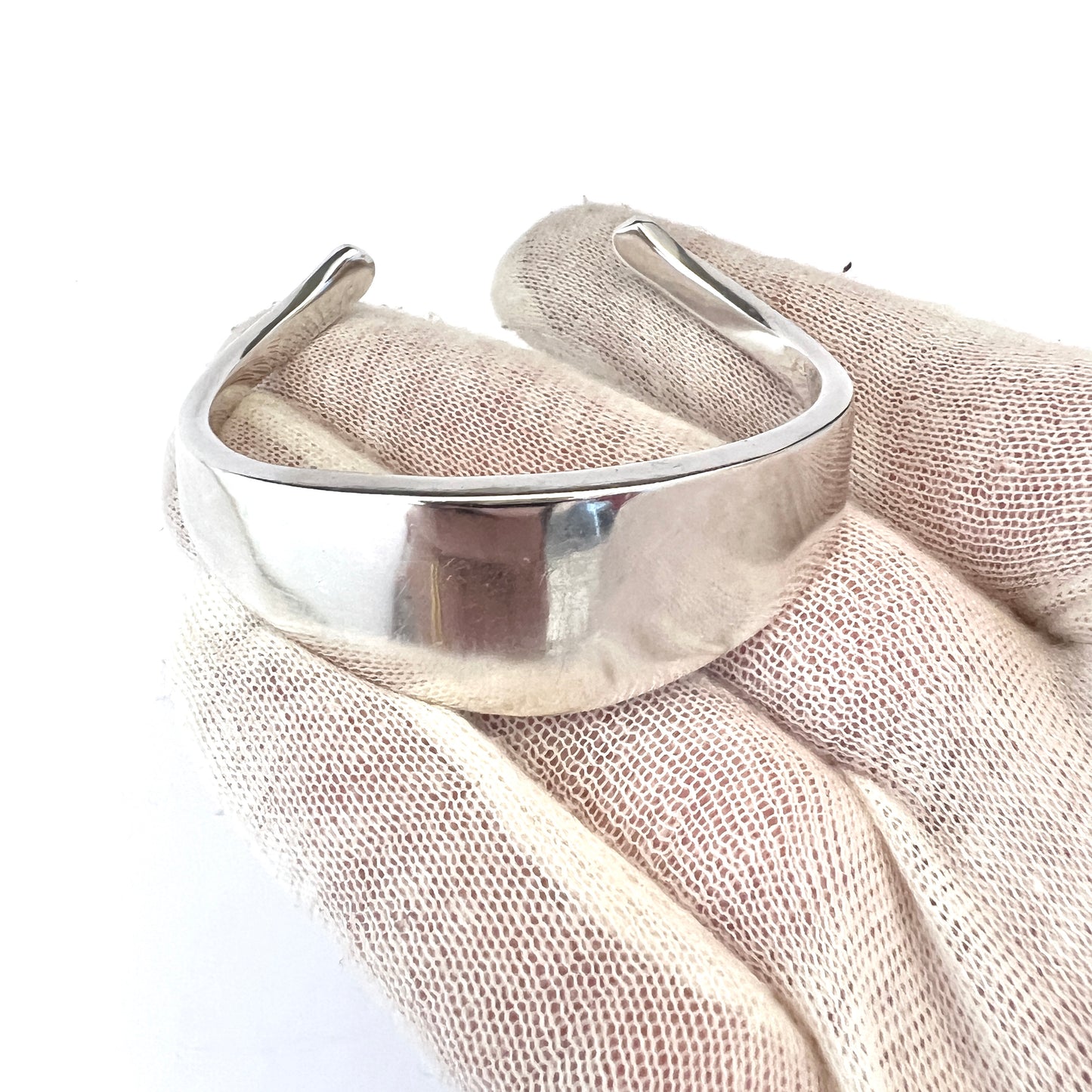 Rey Urban, Sweden 1965. Vintage Sterling Silver Cuff Bracelet. Signed.