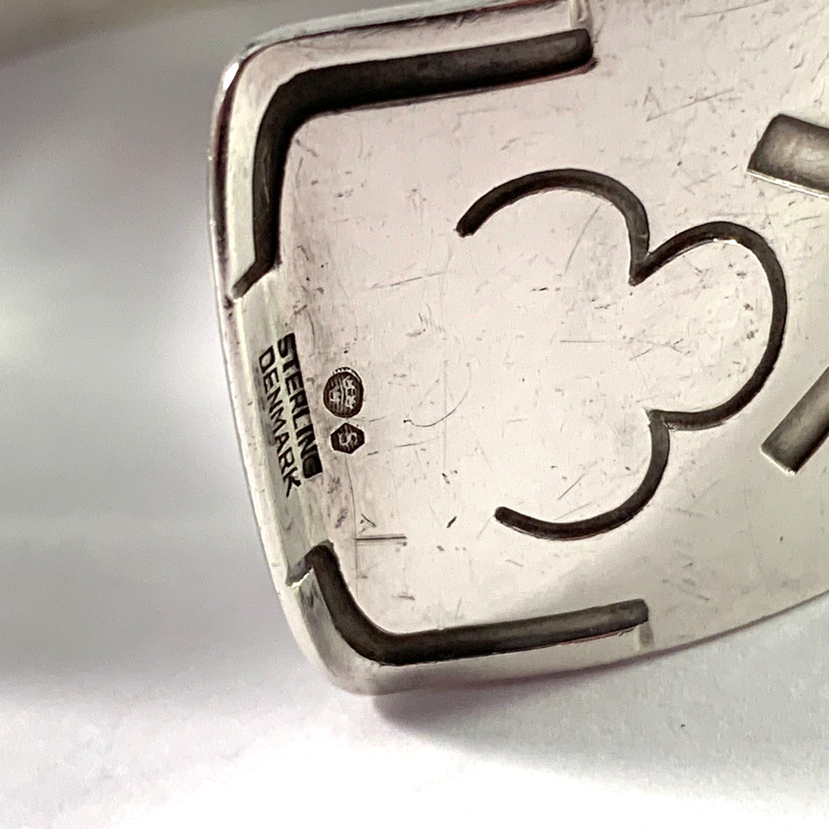 Georg Jensen Mid Century Sterling Silver Cuff Bracelet. Design no 64, by Harald Nielsen