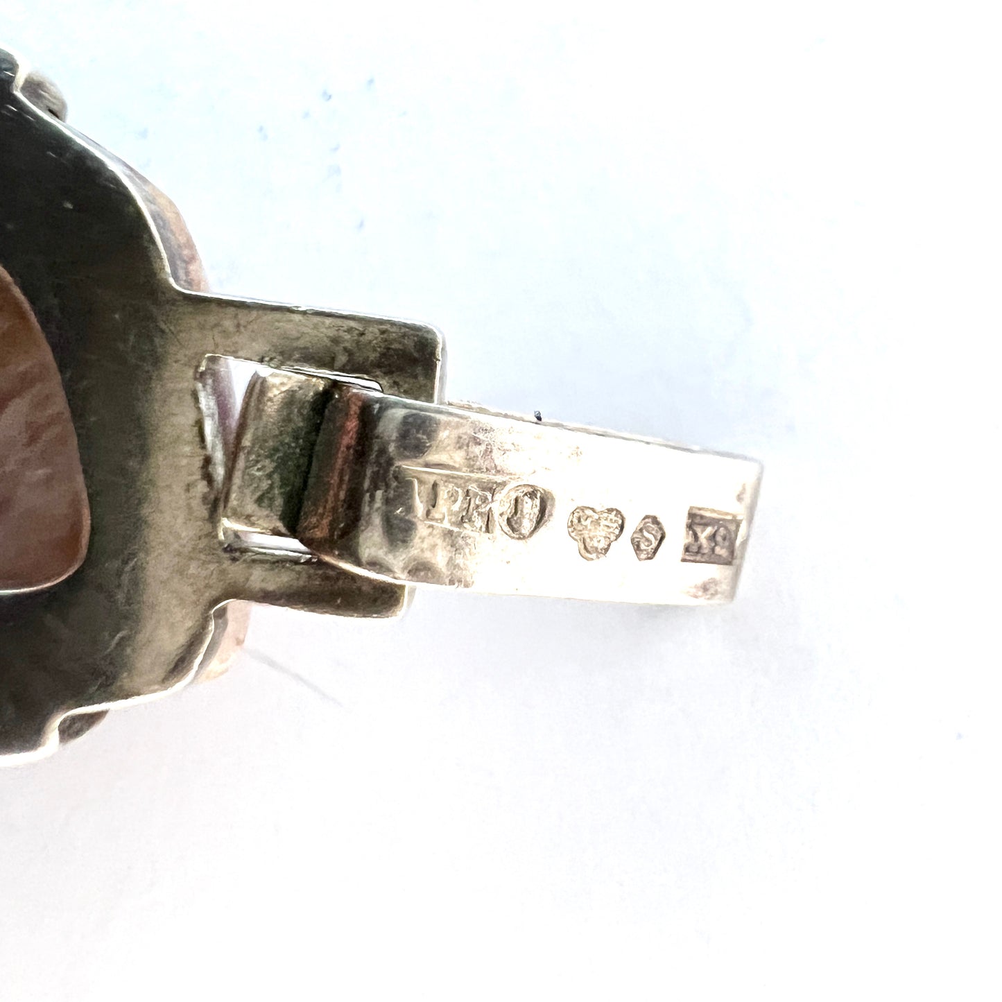 Stjärnagat, Sweden 1972. Sterling Silver Amethyst Pendant + Earrings.