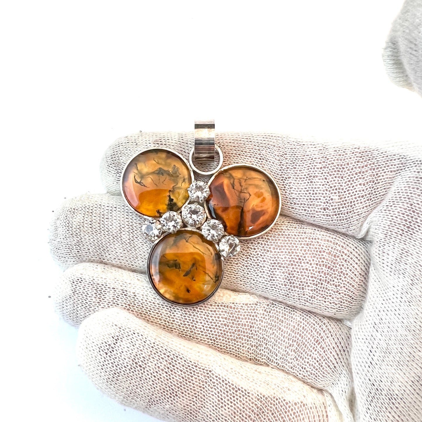 Elis Kauppi, Kupittaan Kulta Finland 1972. Sterling Silver Pendant.