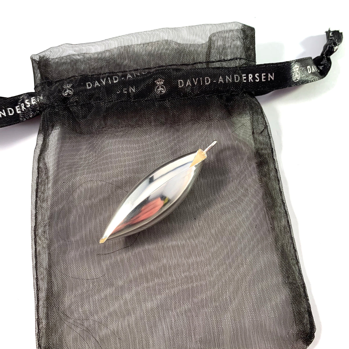 David-Andersen, designer Ingjerd Hanevold, Norway Vintage Sterling Silver Pendant. Design: Henne