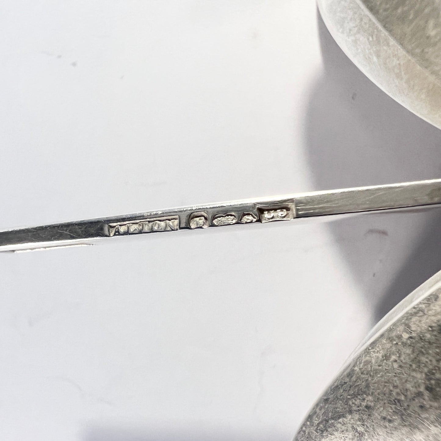 Theresia Hvorslev for Alton, Sweden year 1970. Huge Sterling Silver Pendant. Signed