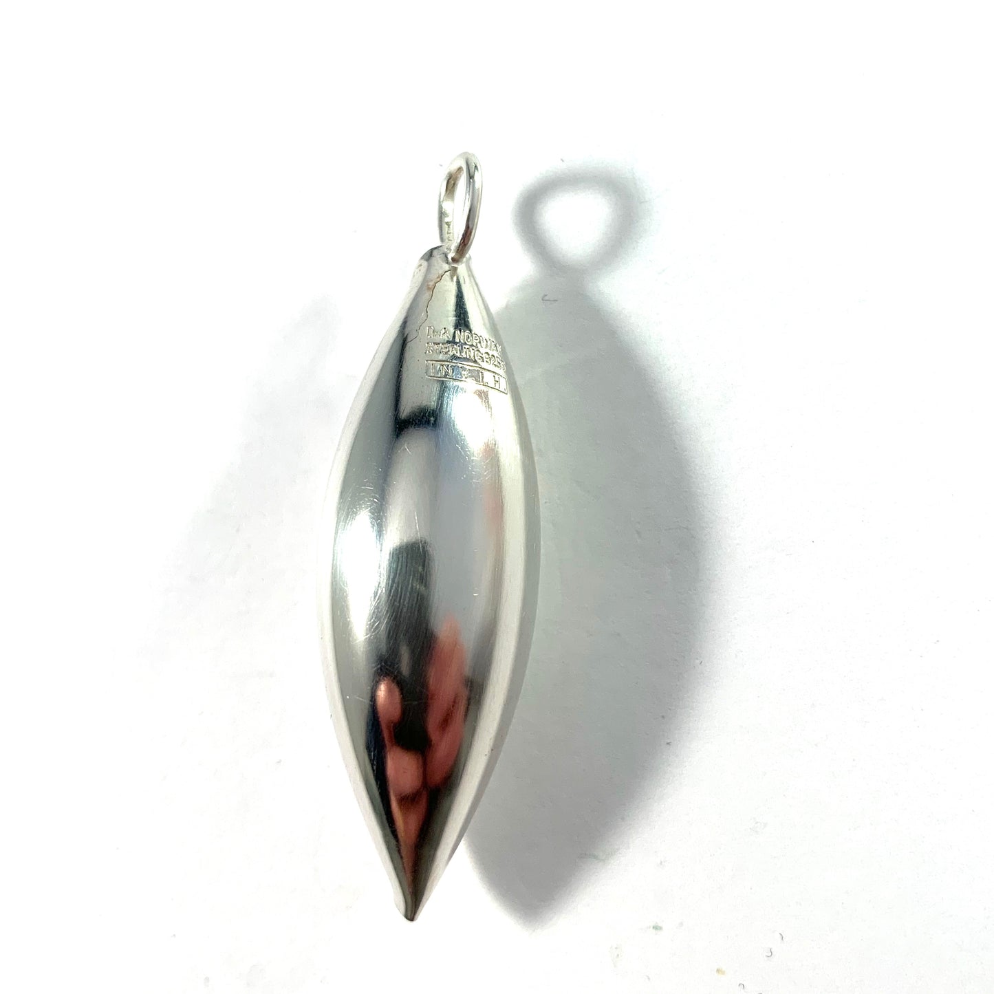 David-Andersen, designer Ingjerd Hanevold, Norway Vintage Sterling Silver Pendant. Design: Henne