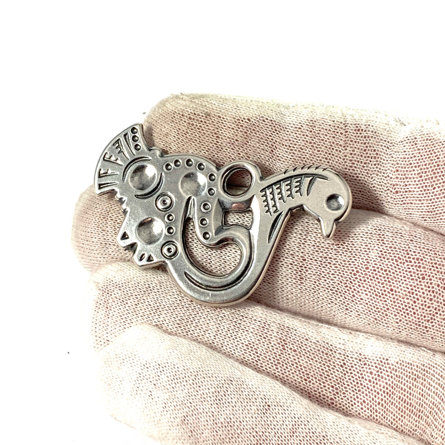 Kalevala Koru, Finland Vintage Sterling Silver Bird Brooch.