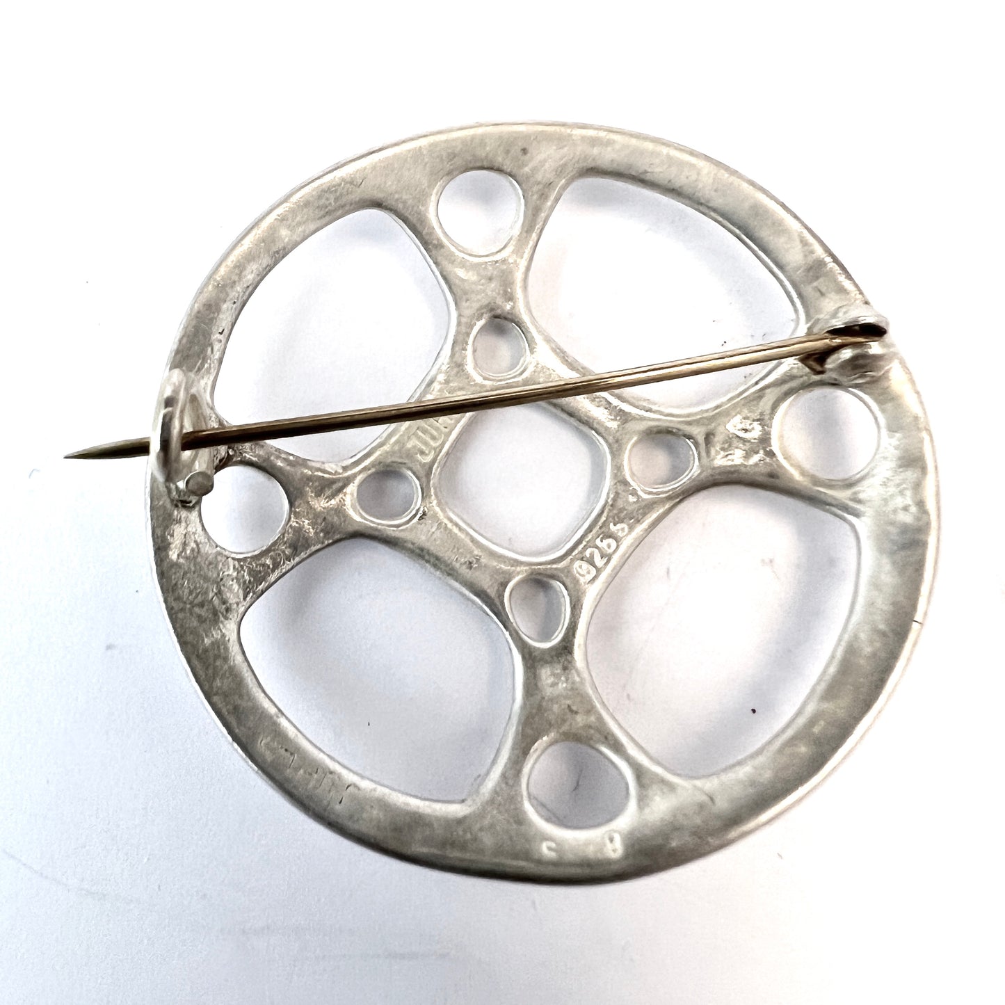 Juhls Kautokeino, Norway Vintage Sterling Silver Brooch.