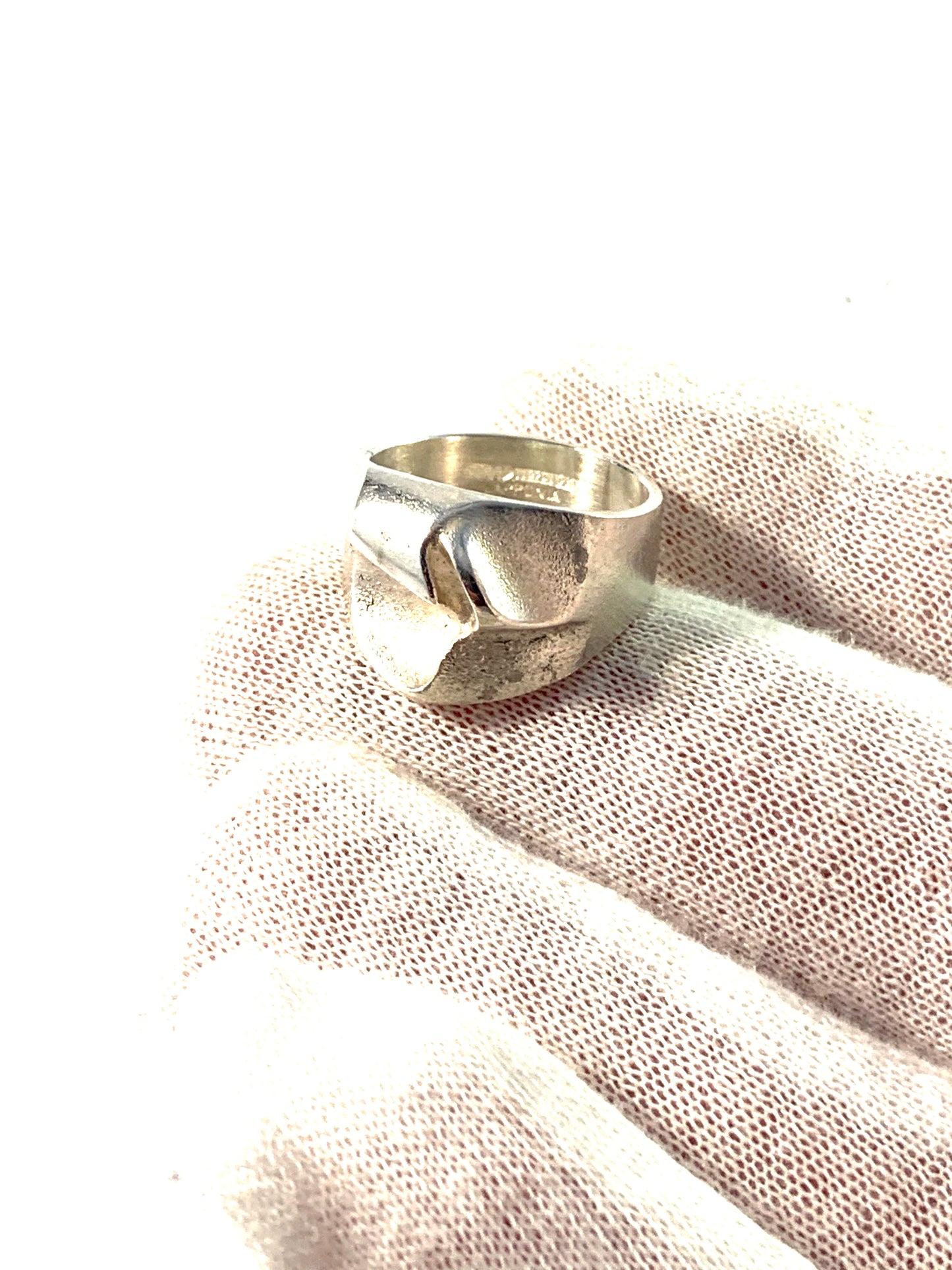 Bjorn Weckstrom for Lapponia, Finland. Vintage Sterling Silver Ring.