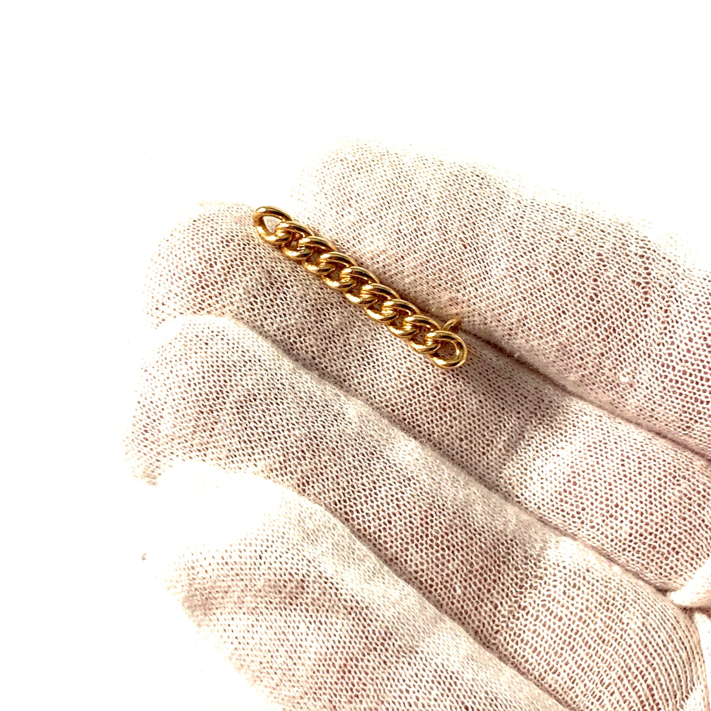 G Dahlgren Sweden 1915 Antique 18k Gold Brooch Pin.