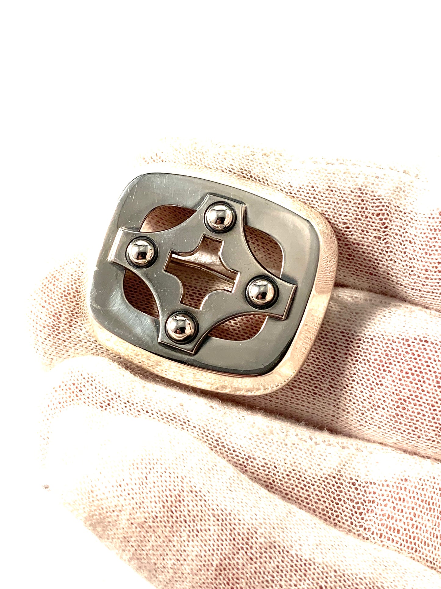 Kalevala Koru, Finland 1963 Vintage Silver Brooch.