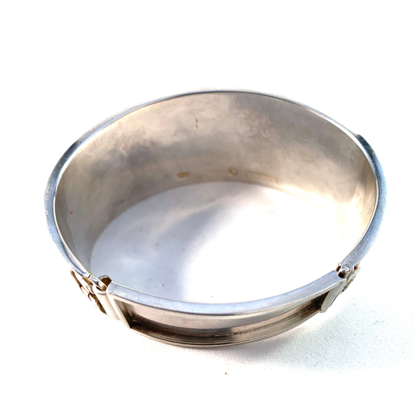 Claes E Giertta, Sweden 1967 Massive Sterling Bracelet.