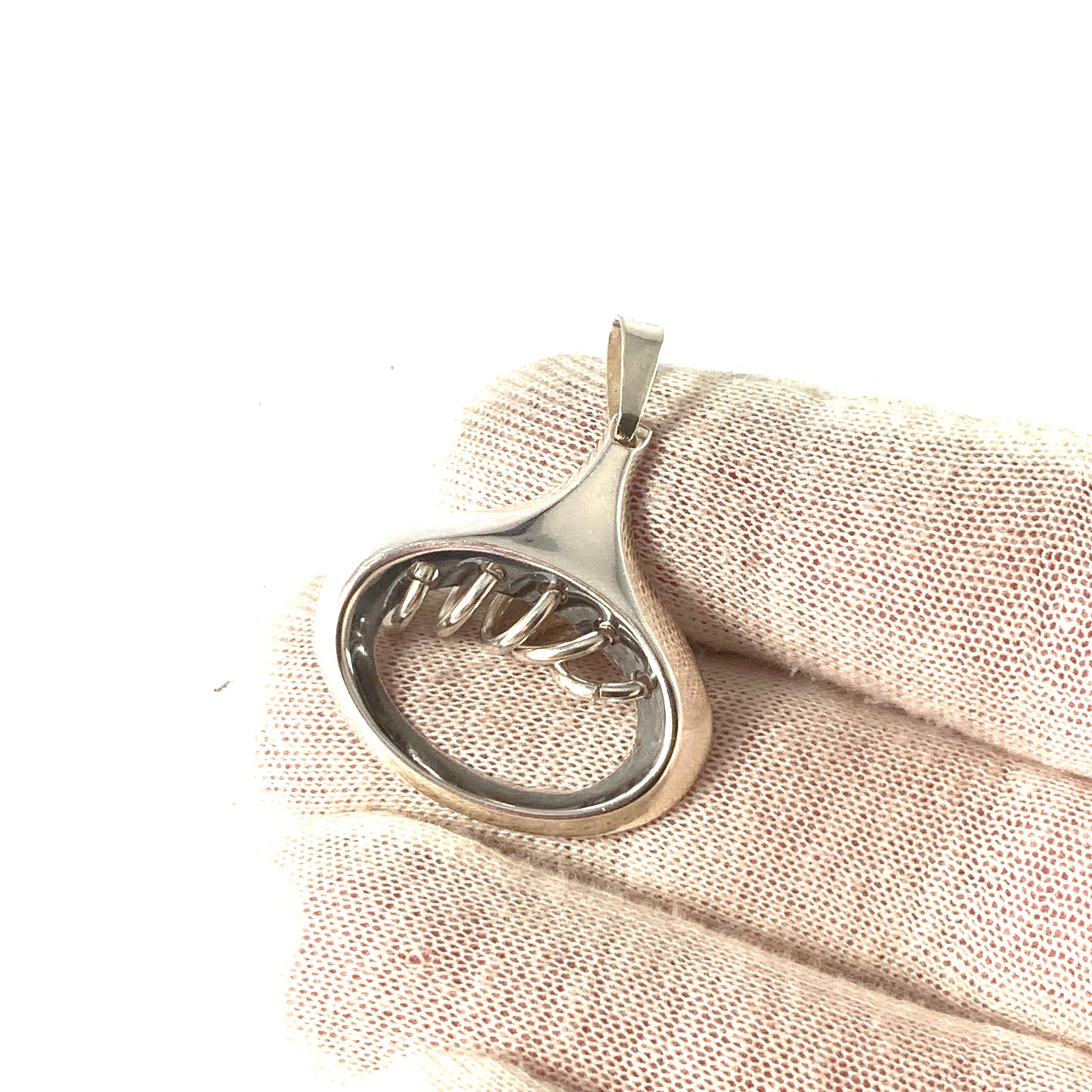 Erik Granit, Finland 1971. Vintage Sterling Silver Pendant.