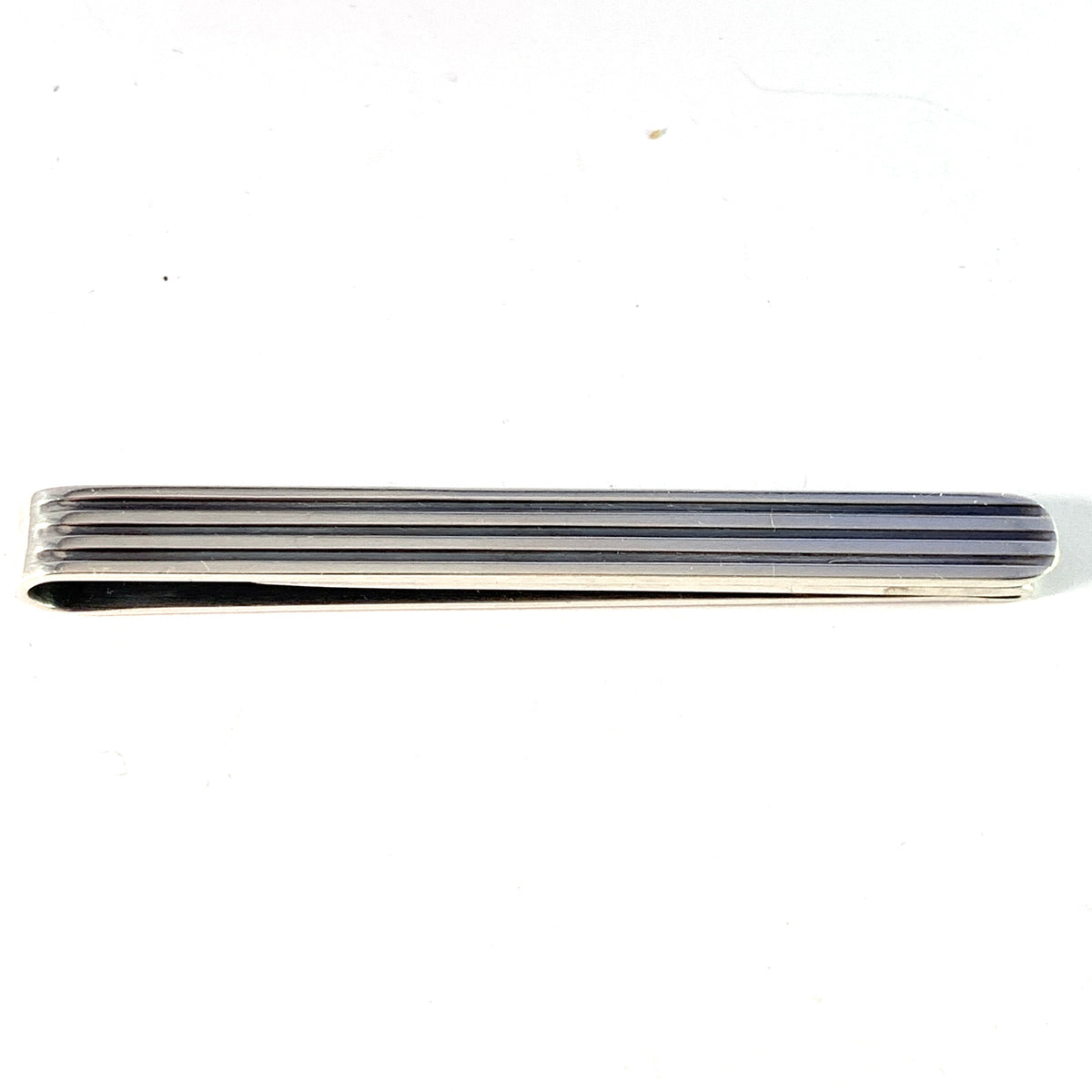 Hans Hansen, Denmark. Vintage Mid Century Sterling Silver Tie Bar. Design 727.