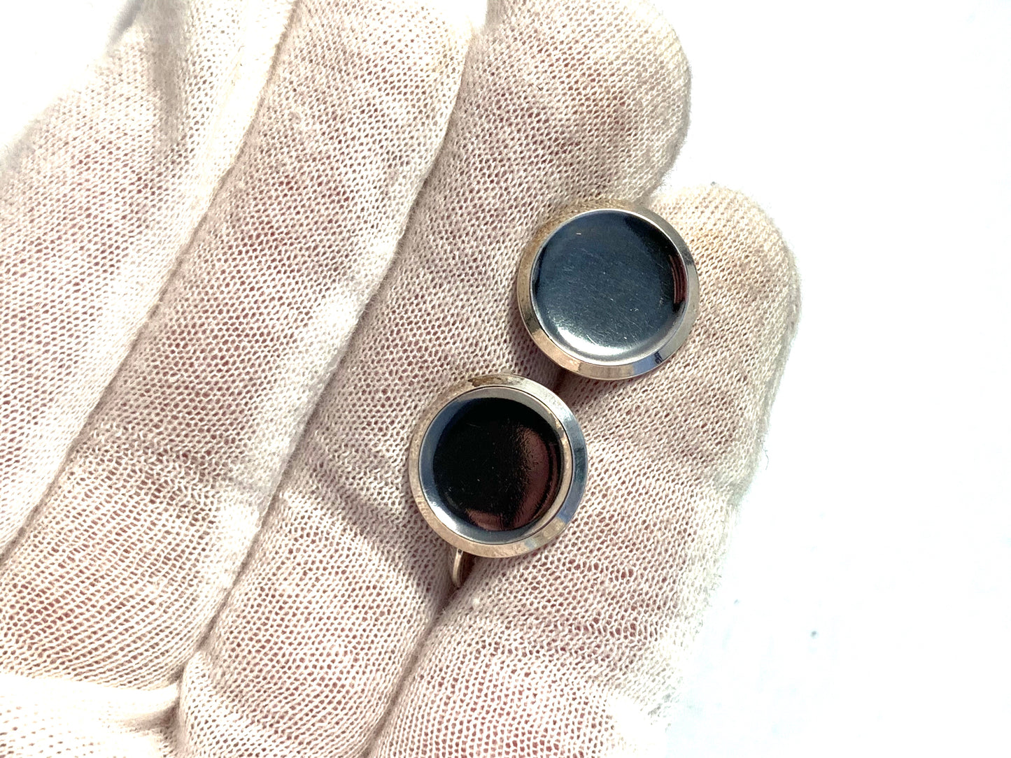 Jase, Finland 1964 Vintage Silver Cufflinks