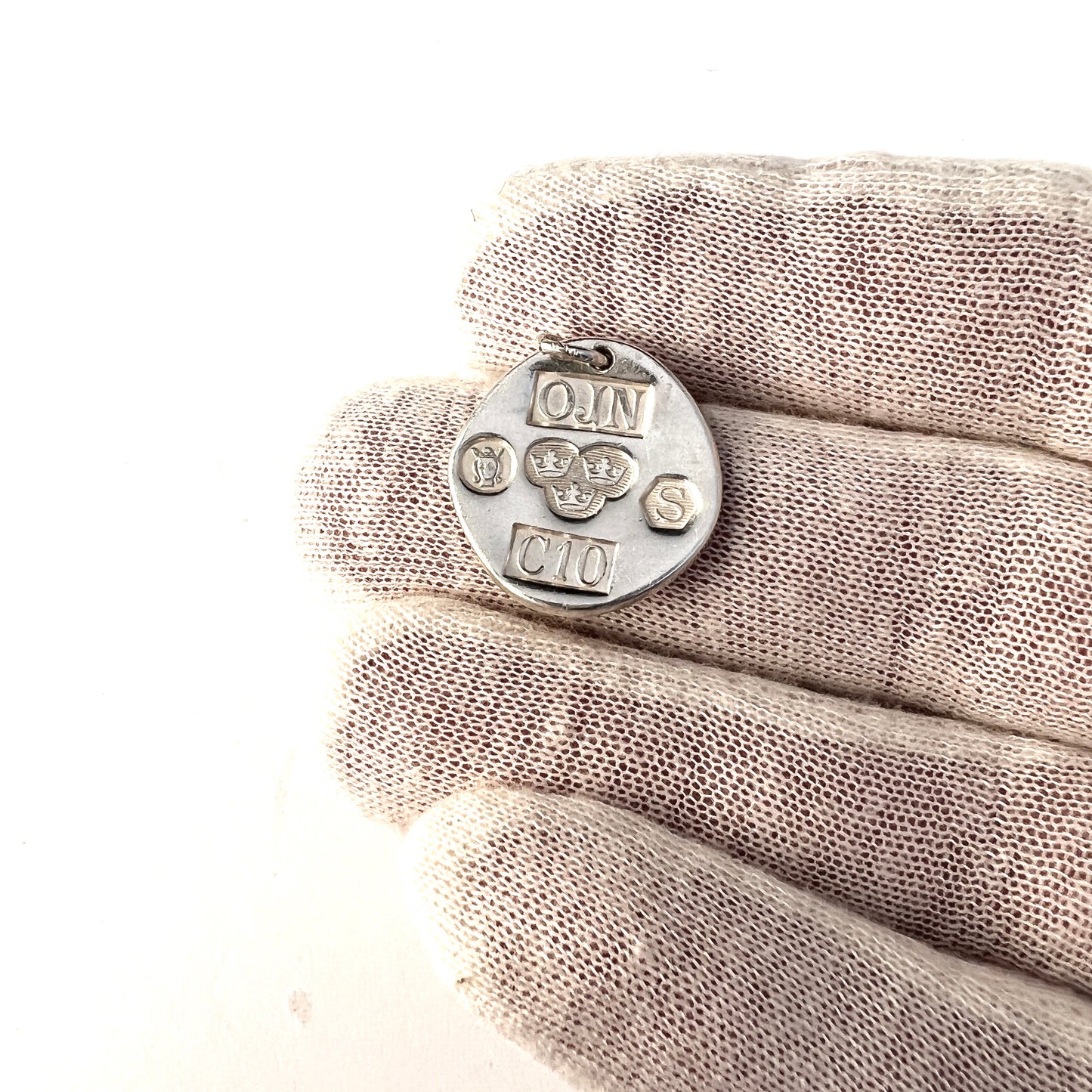 Owe Johansson, Sweden 1977. Vintage Sterling Silver Pendant.