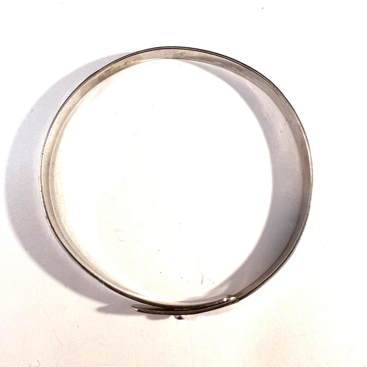 Johan Blohm, Sweden 1885. Antique Victorian Solid Silver Bracelet.