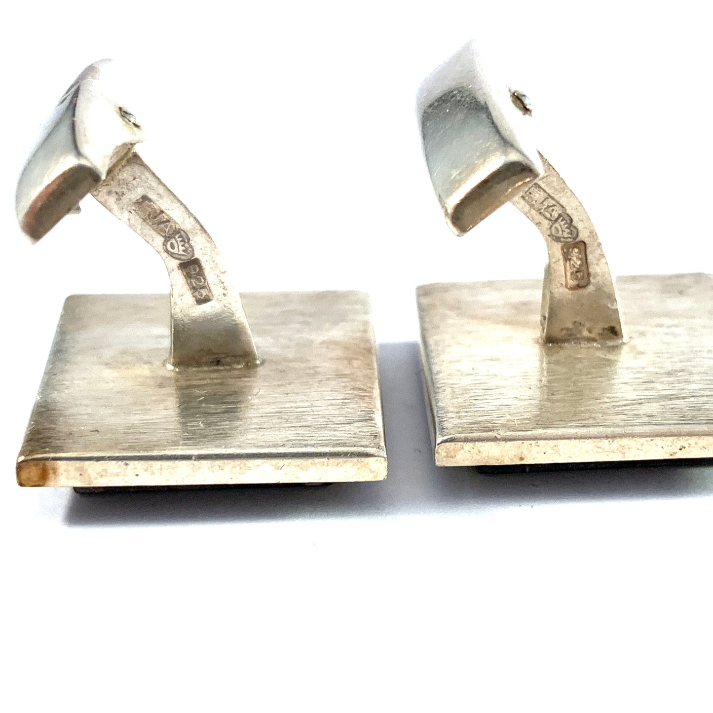 Einari Ailio, Finland Vintage Sterling Silver Labradorite Cufflinks.