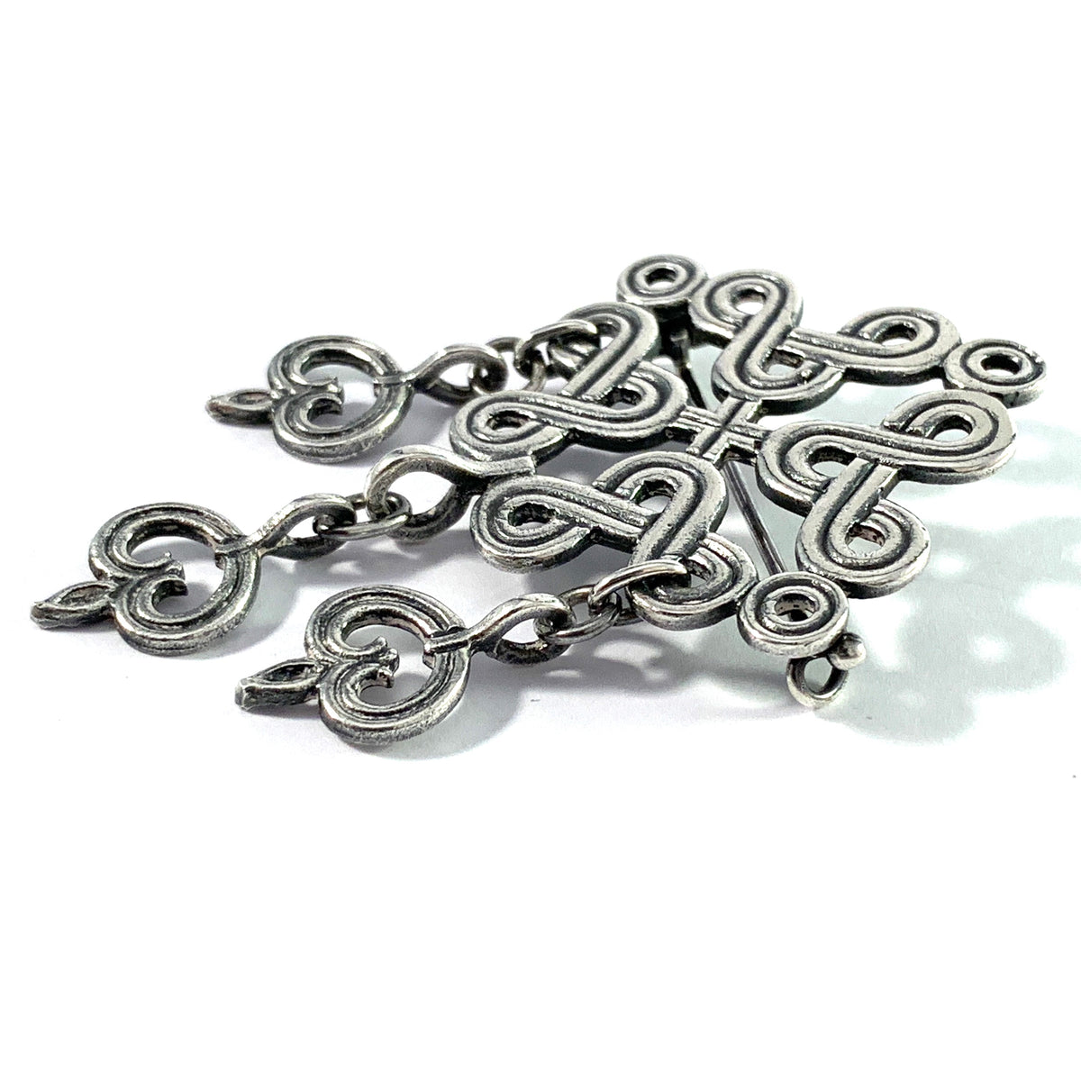 Kalevala Koru, Finland 1964. Sterling Silver Traditional Brooch.