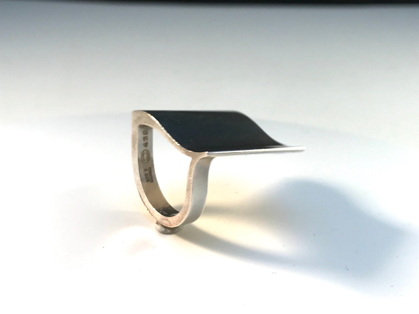 Nanna Ditzel for Georg Jensen Sterling Silver Design 432 Surf Ring.