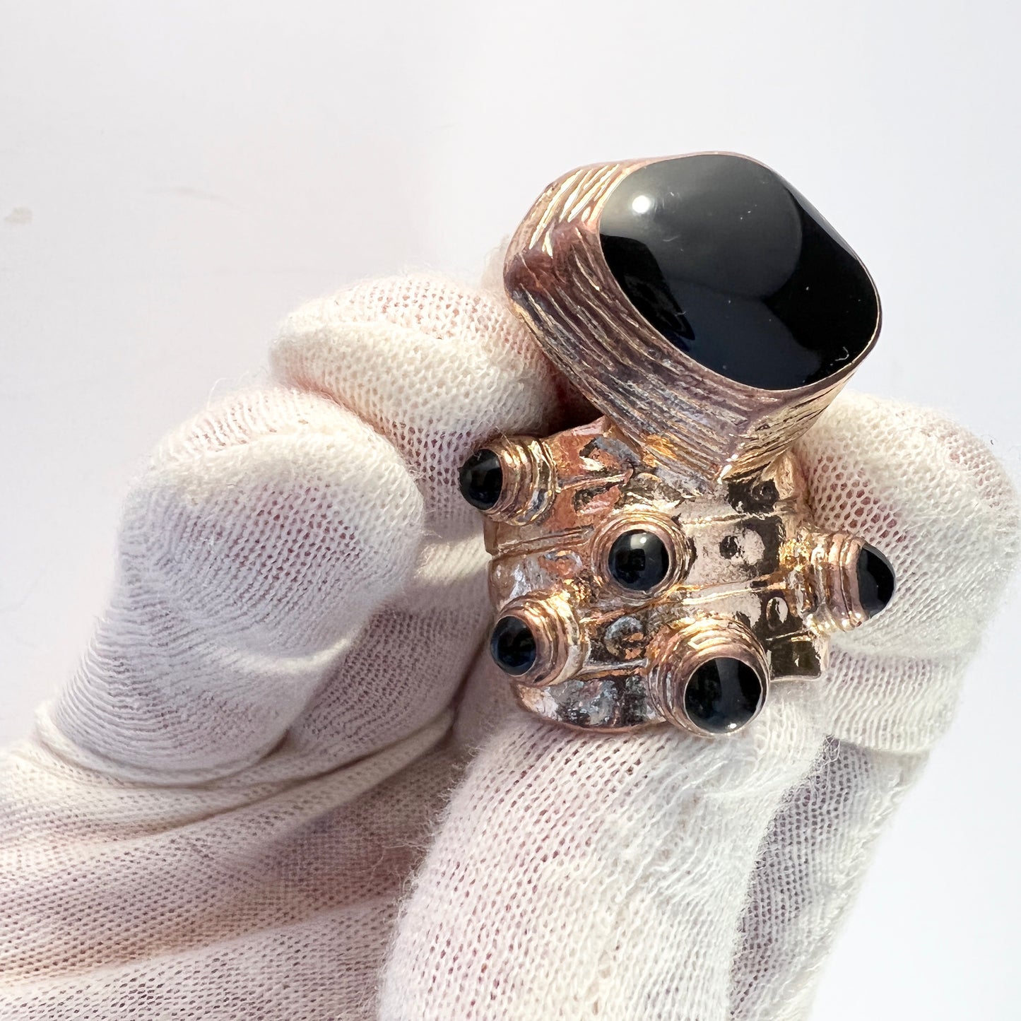 Yves Saint Laurent, Vintage Costume Jewelry Ring. "Arty"