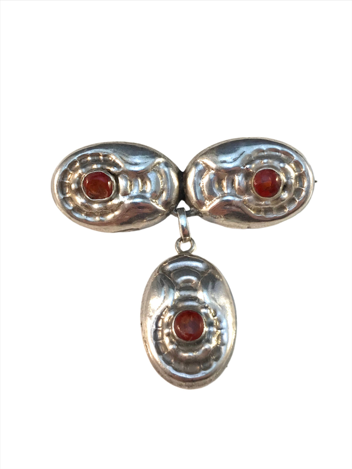 antique silver and crafts skonvirke brooch