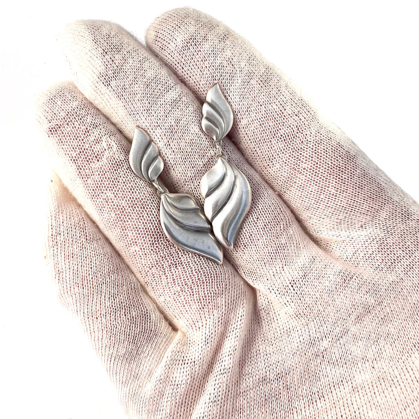 Finn Feelings, Finland 1989. Vintage Sterling Silver Earrings.