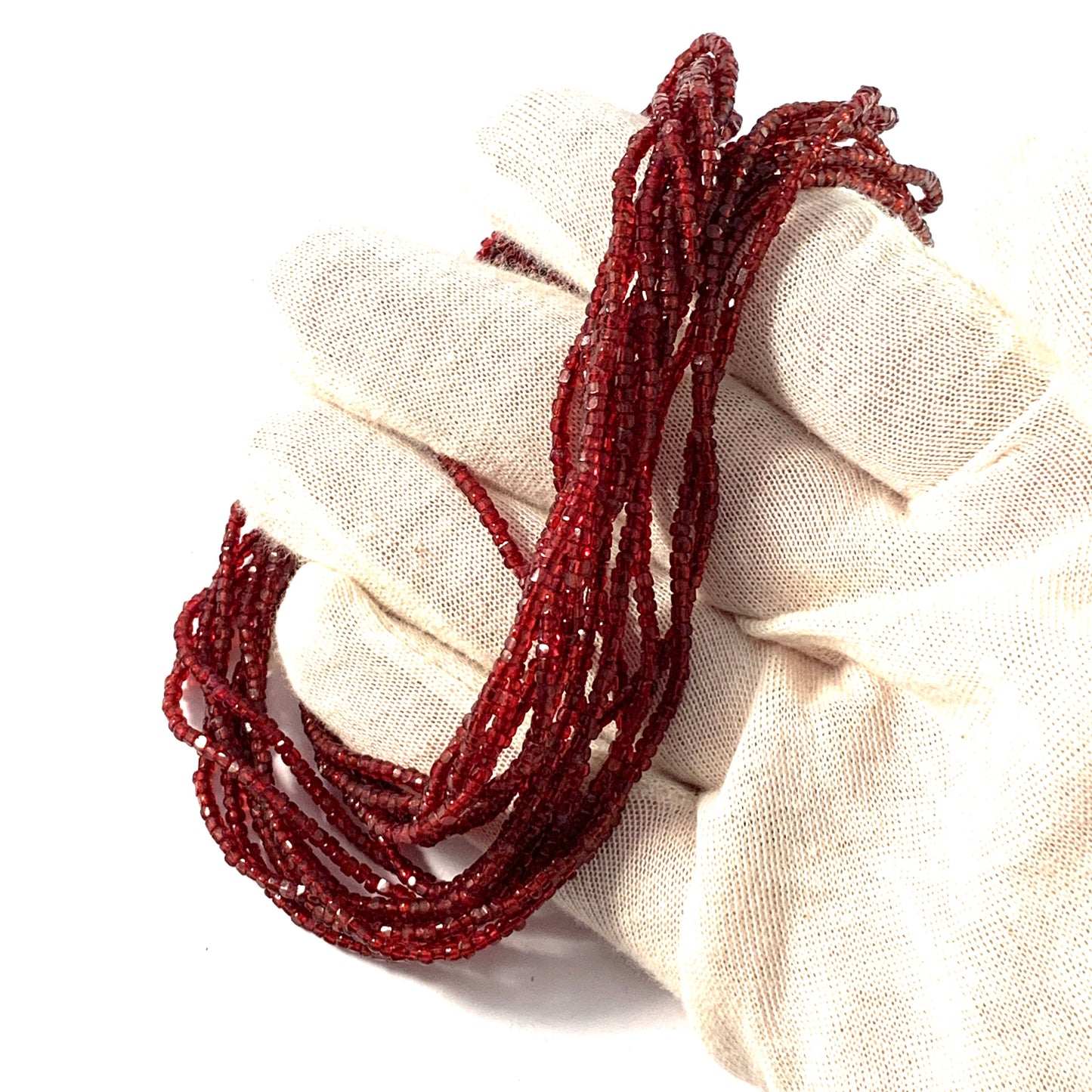 Giron & Löngren, Sweden 1844. Antique 18k Gold Paste Beads Pearl Enamel Necklace.