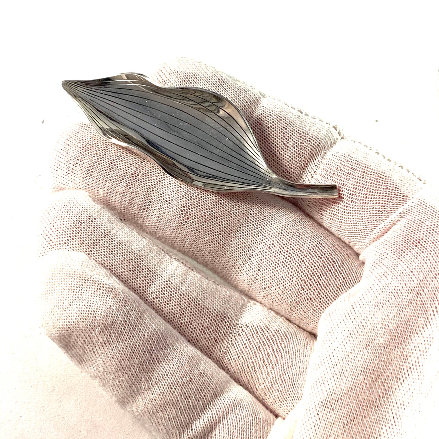 Michelsen, 1959 Design by Gertrud Engel Sterling Silver Brooch