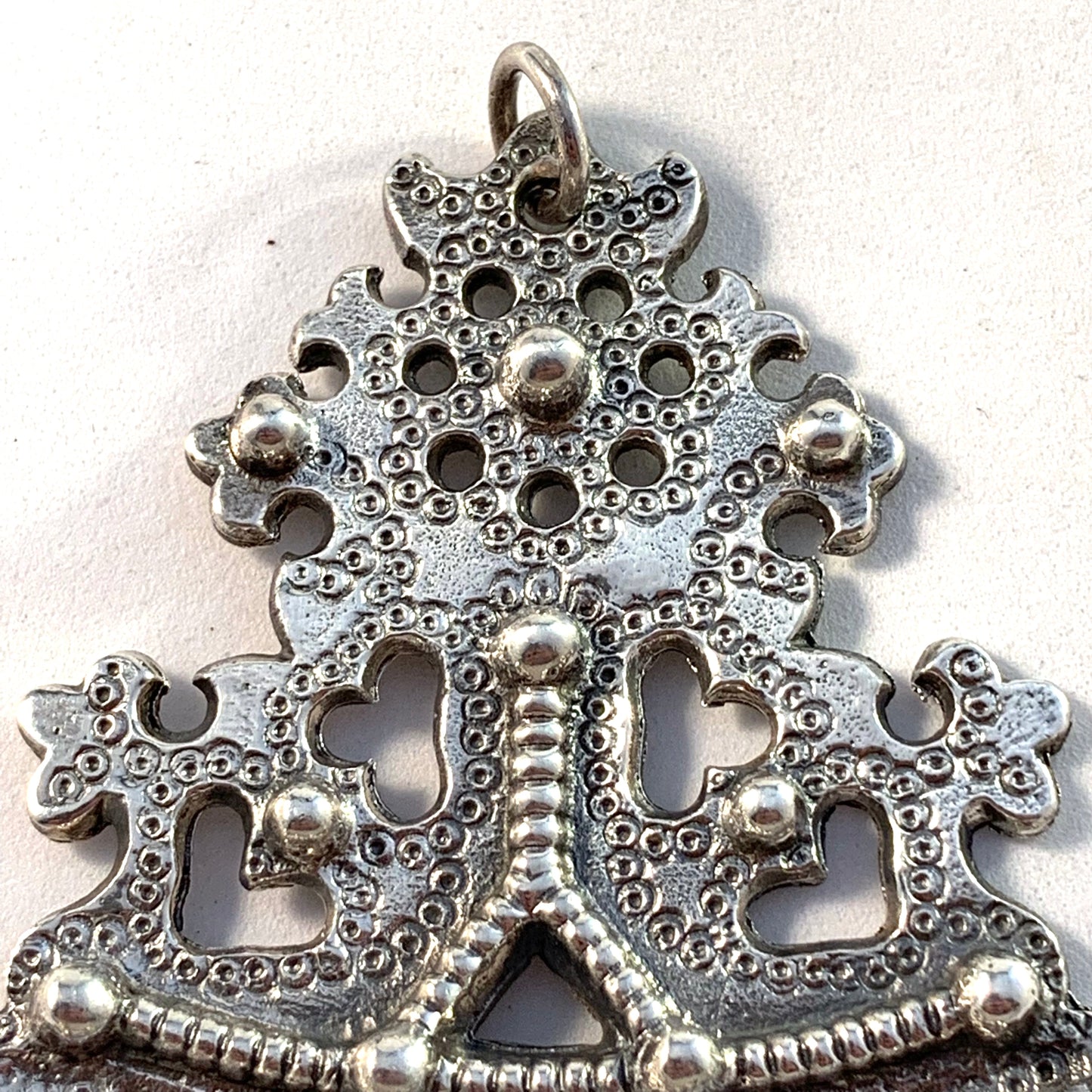 Kalevala Koru, Finland year 1973 Large Sterling Silver Pendant.