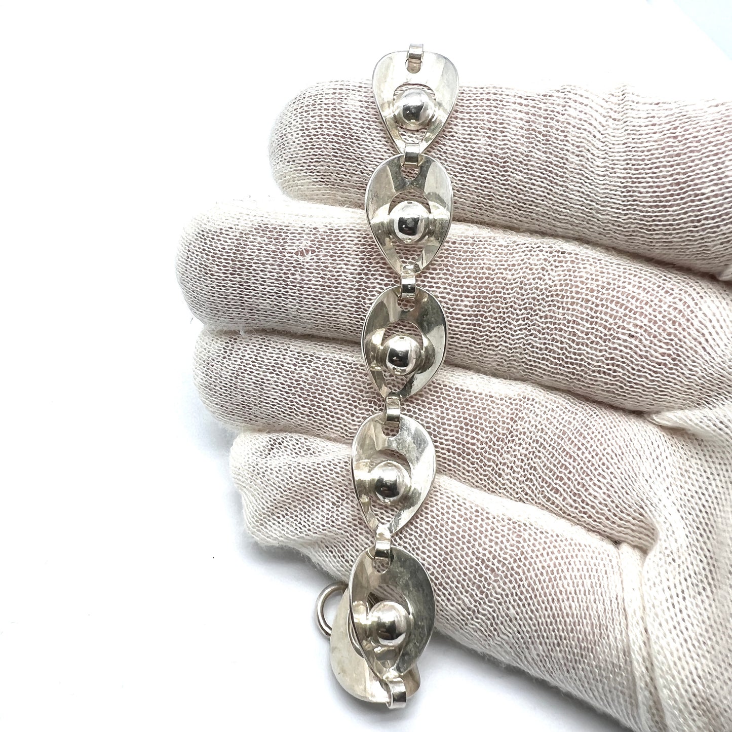 Herman Siersbøl Denmark 1950-60s. Sterling Silver Bracelet.