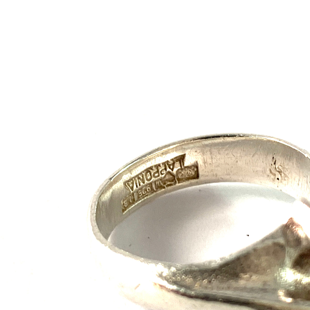 Lapponia, Finland 1986. Vintage Sterling Silver Ring.