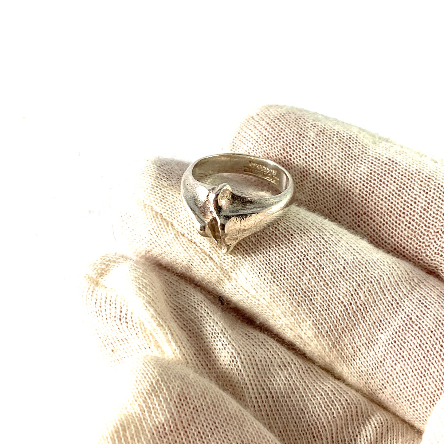 Lapponia, Finland 1986. Vintage Sterling Silver Ring.