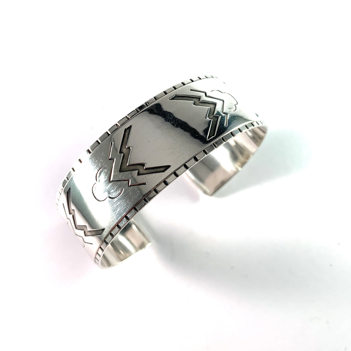 Georg Jensen Mid Century Sterling Silver Cuff Bracelet. Design no 38, by Harald Nielsen